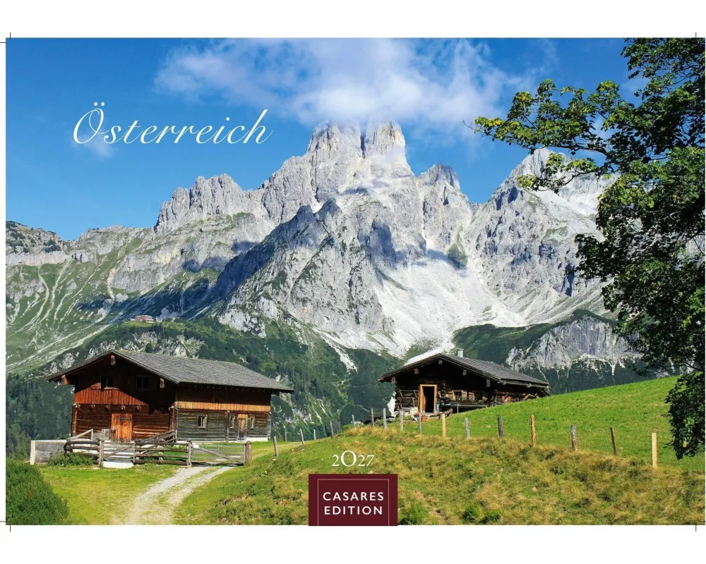Österreich Kalender 2027 - Wandkalender | Fotokalender | Österreich Kalender | Alpenkalender | Alpenländer 24x35cm -Bilder von Wien, Salzburg, Tirol &