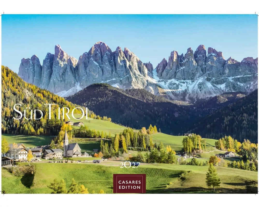 Südtirol Kalender 2027 - Wandkalender | Fotokalender Italien 24x35cm - 12 eindrucksvolle Fotografien aus Südtirol