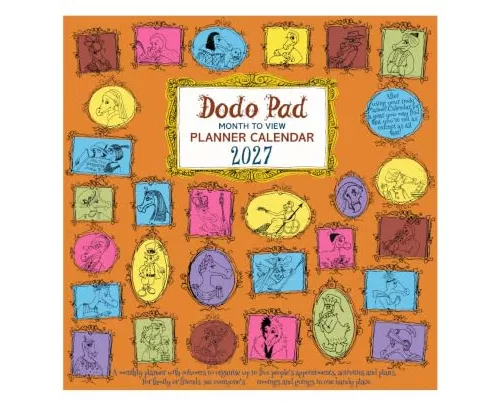 Dodo Pad Family Planner Calendar 2027 - Month to View with 5 Daily Columns