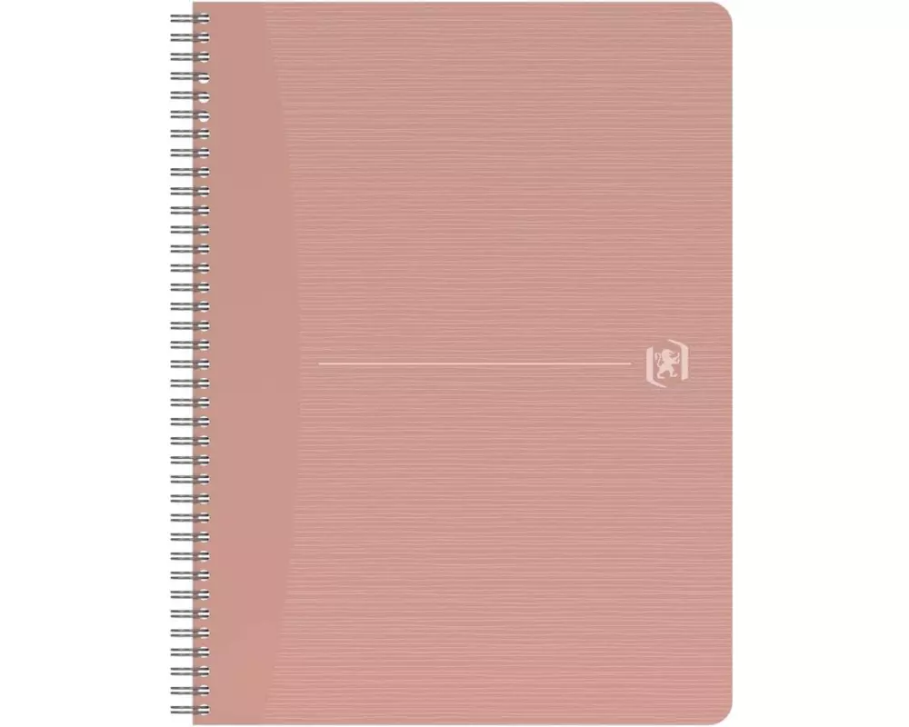 Oxford Notizheft Spiralheft liniert, Rosa