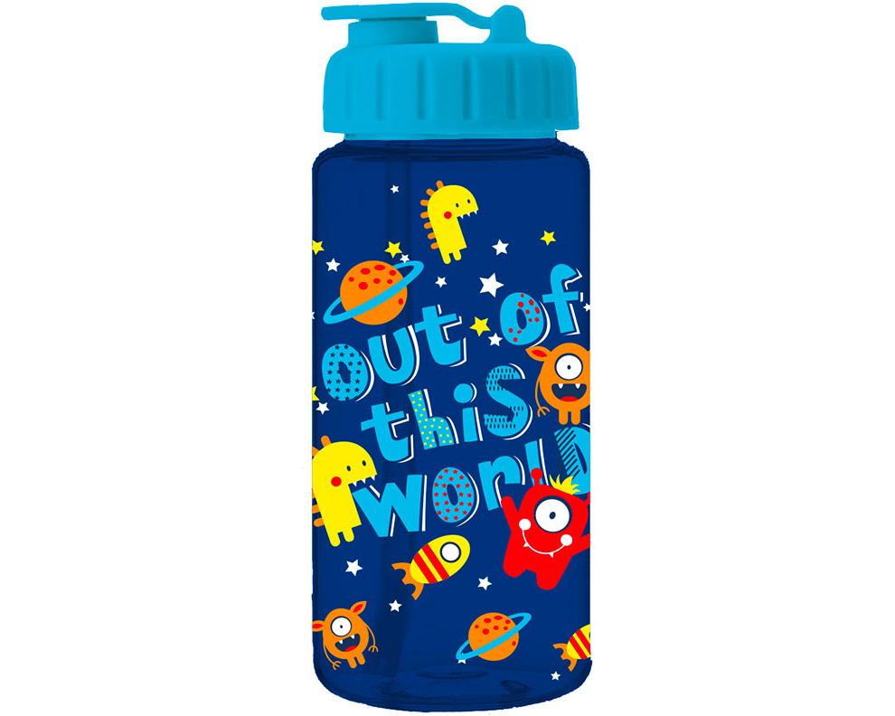 I-DRINK Drinking Bottle Out of world ID2105 16.3 x 6.5cm 400ml