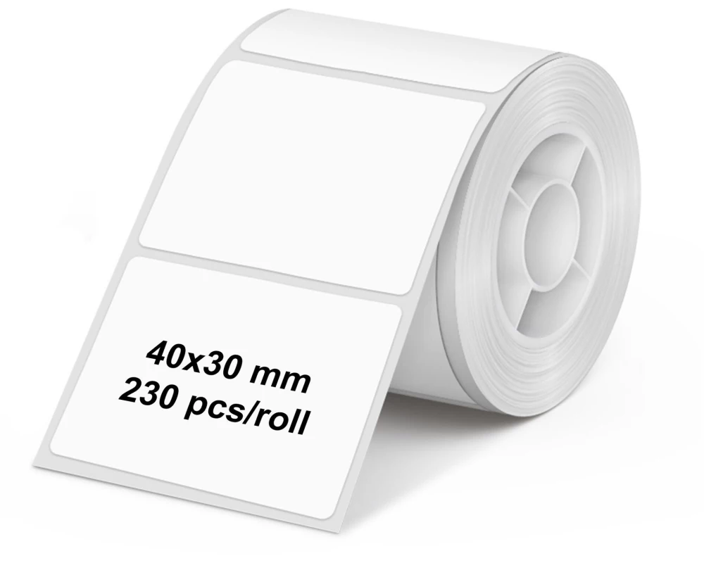 Olympia Etikettenrolle für PM220, 40 x 30 mm, Weiss