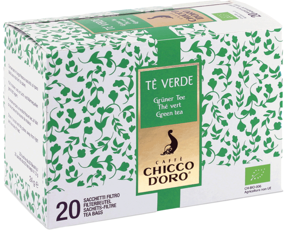 CHICCO D'ORO Bio-Grüntee 900928 1.2g, 20 Stk.