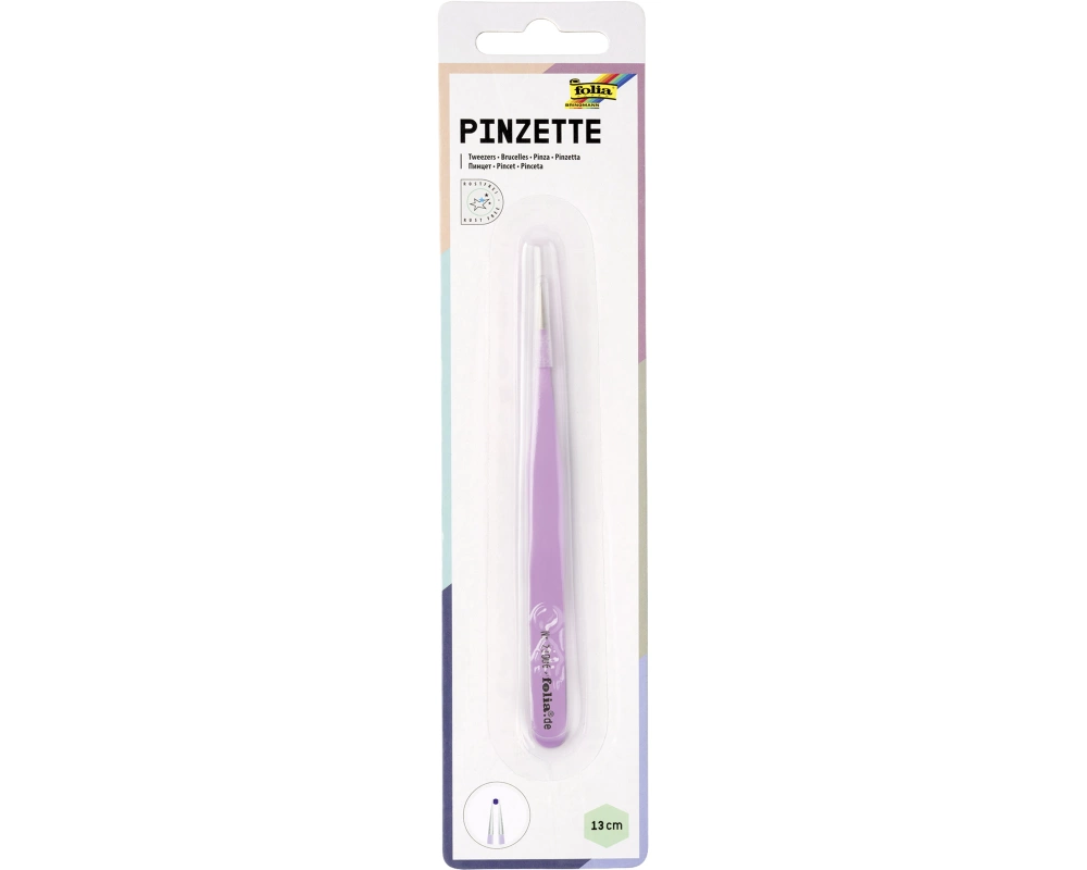 FOLIA Pinzette 13.5cm 23006 lila