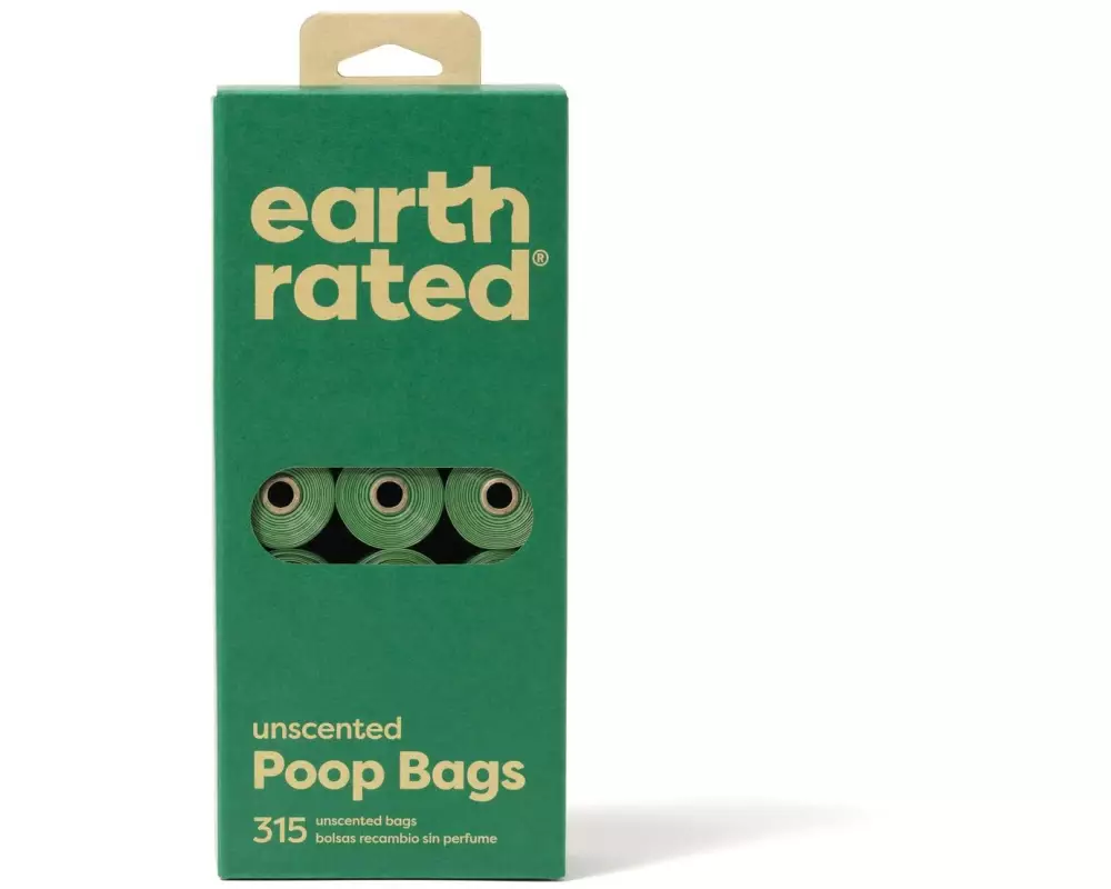 Earth Rated Hundekotbeutel 21 Nachfüllrollen, 315 Stück, ohne Duft