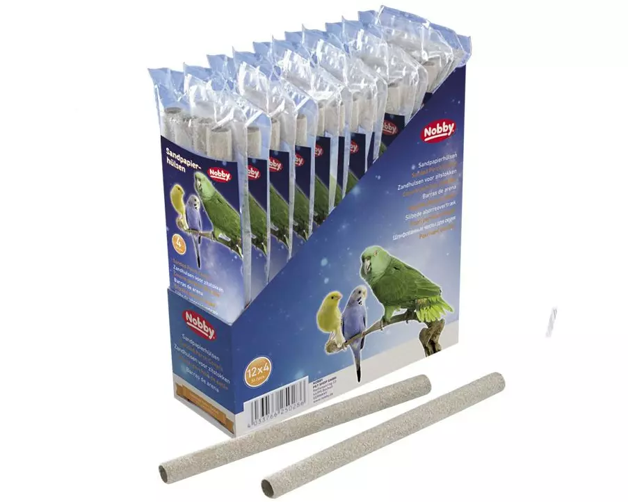 Nobby Sandpapierhülsen Displ. 12 x 4St.