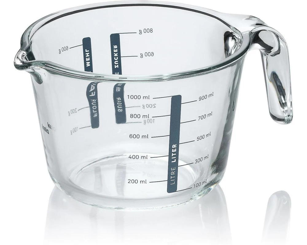 Kela Messbecher Malea 1.0 Liter, Transparent