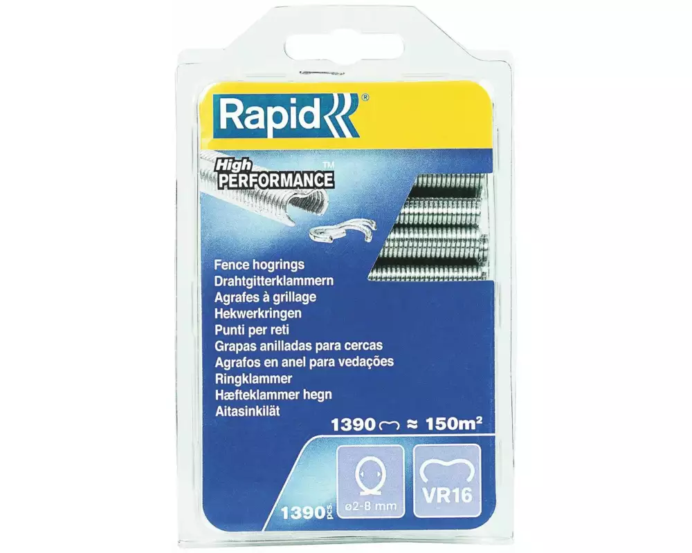Rapid Ringklammern VR16 1390 Stück