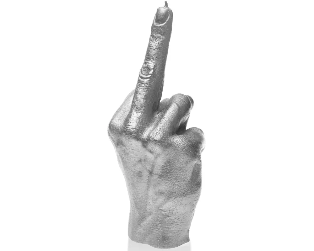 Candellana Kerze Hand FCK Silber