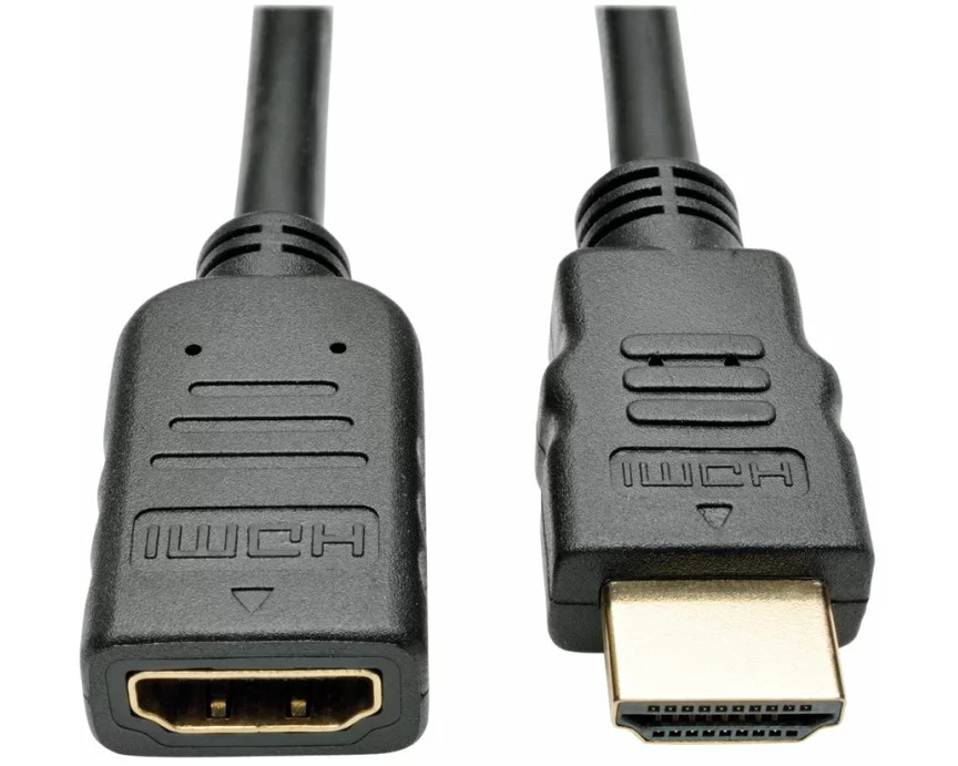 EATON TRIPPLITE High-Speed, HDMI Extension Cable with Ethernet and Digital Video with Audio Ultra HD, 4K, M/F, 6ft. 1.83m