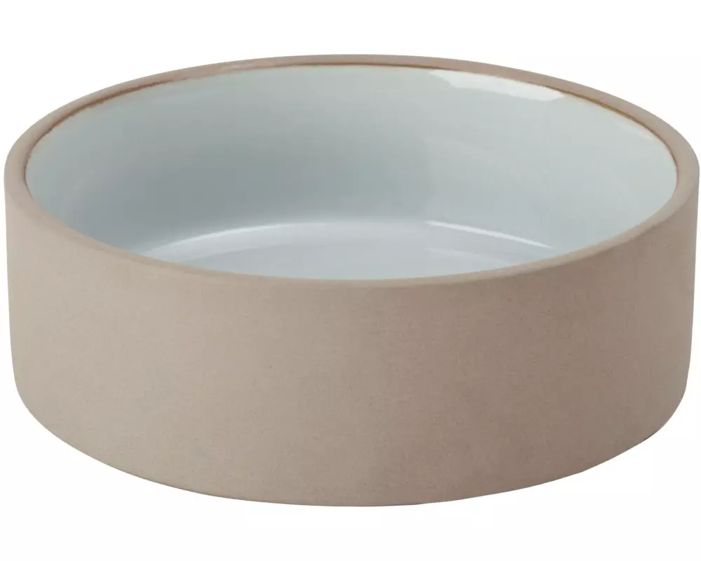 OYOY Keramiknapf Sia M, Ø 17 x H 6 cm, Ice