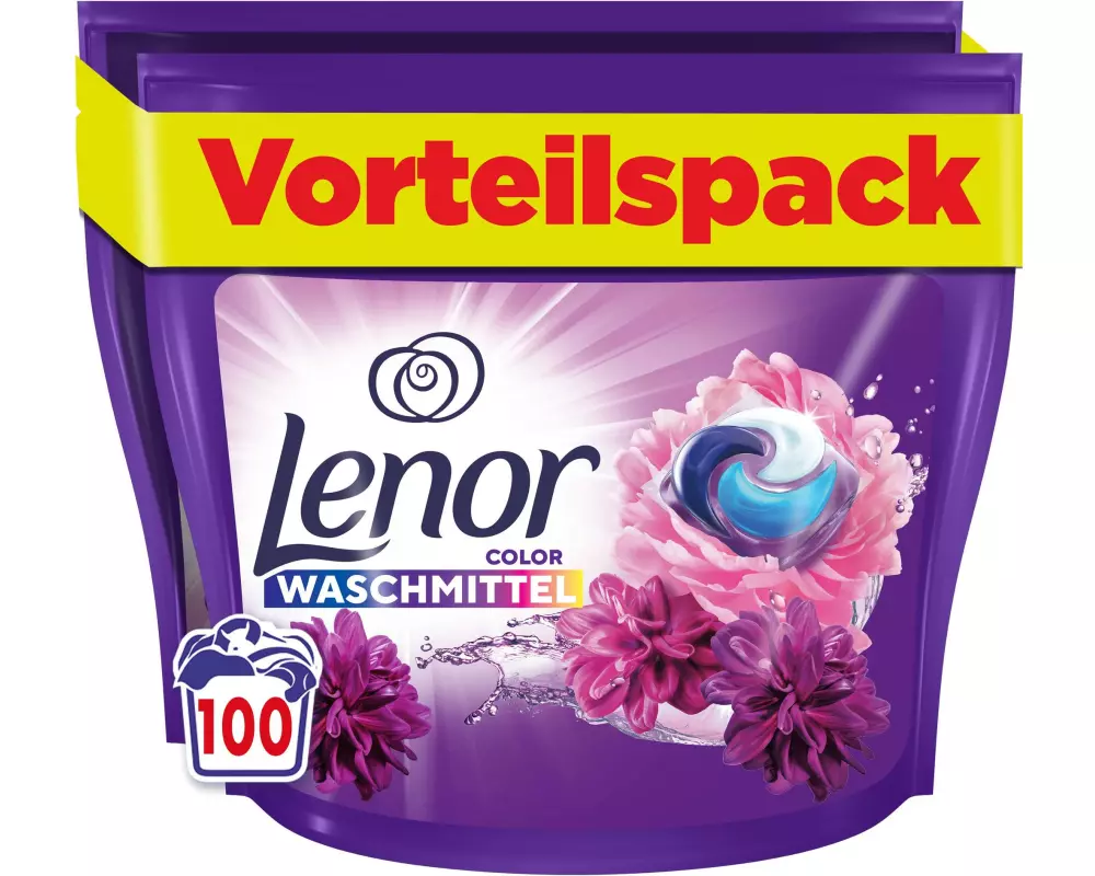 Lenor Waschmittel Kapseln All-in-1 Pods Blütentraum 100 Stück