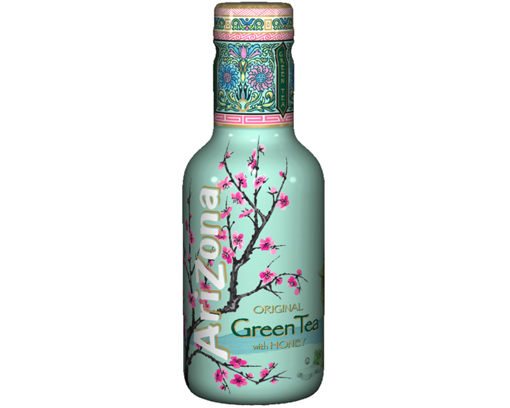 ARIZONA Green Tea with Honey, Pet 129400000341 50 cl, 6 Stk.