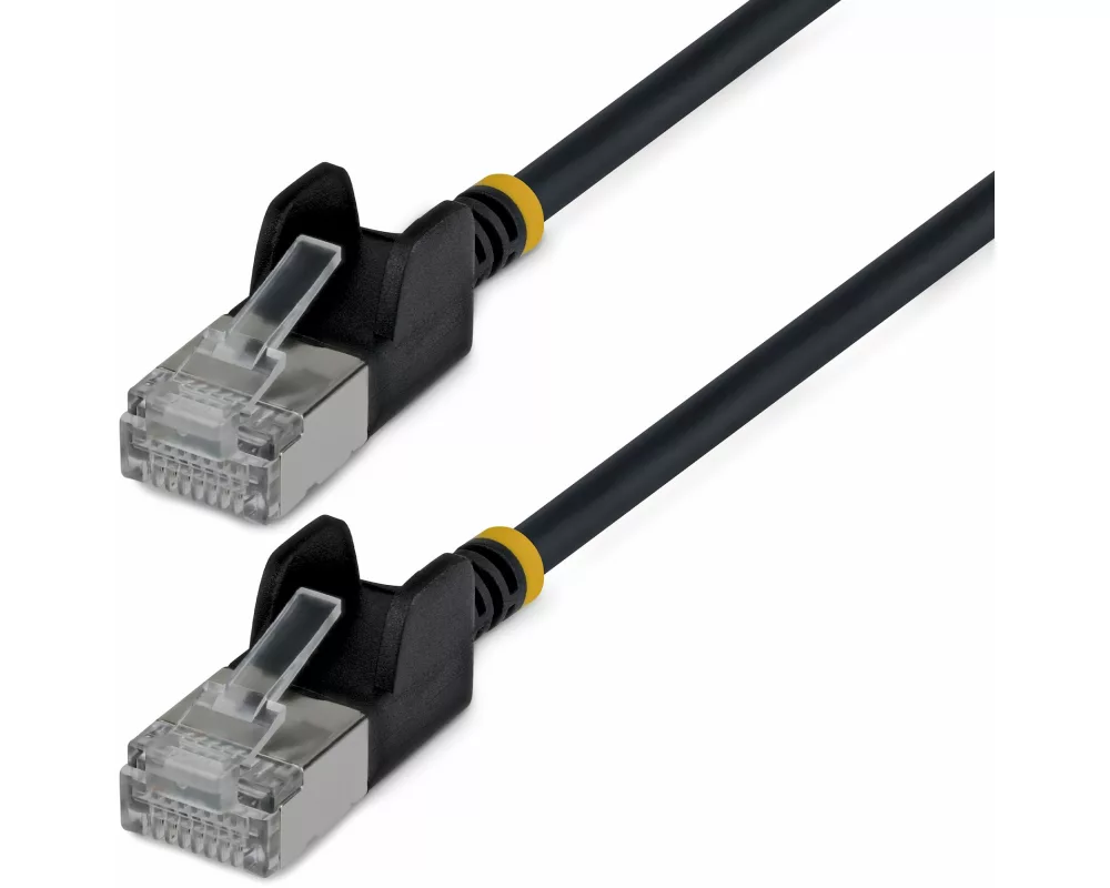 StarTech.com N6APATSTP34BKS2M Netzwerkkabel Schwarz 2 m Cat6a U/FTP (STP) Rund