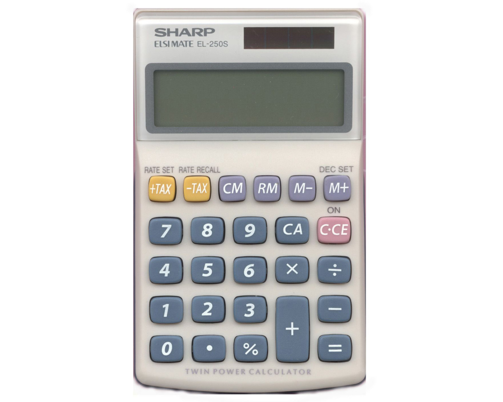 SHARP Taschenrechner 250S 8-stellig