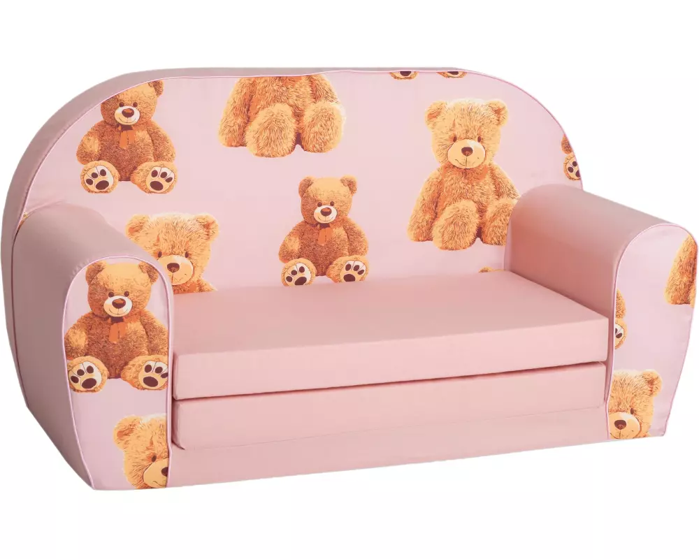 Knorrtoys Kindersofa Teddy pink