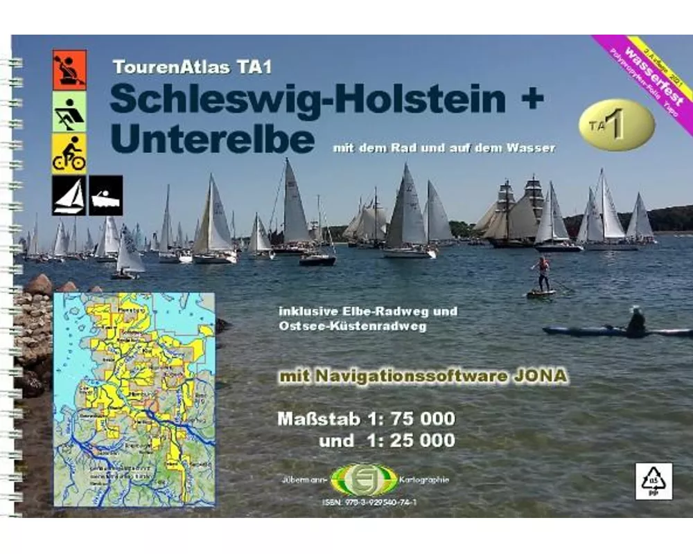 TourenAtlas TA1 Schleswig-Holstein-Unterelbe