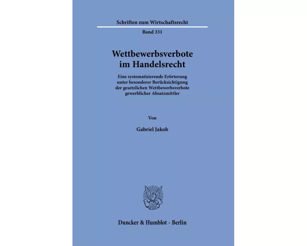 Wettbewerbsverbote im Handelsrecht