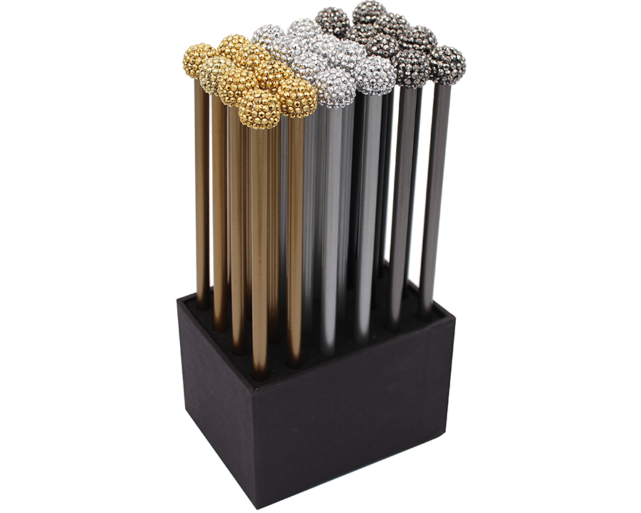 ROOST Bleistift Glitter Topper 54739 im Display 24 Stk.