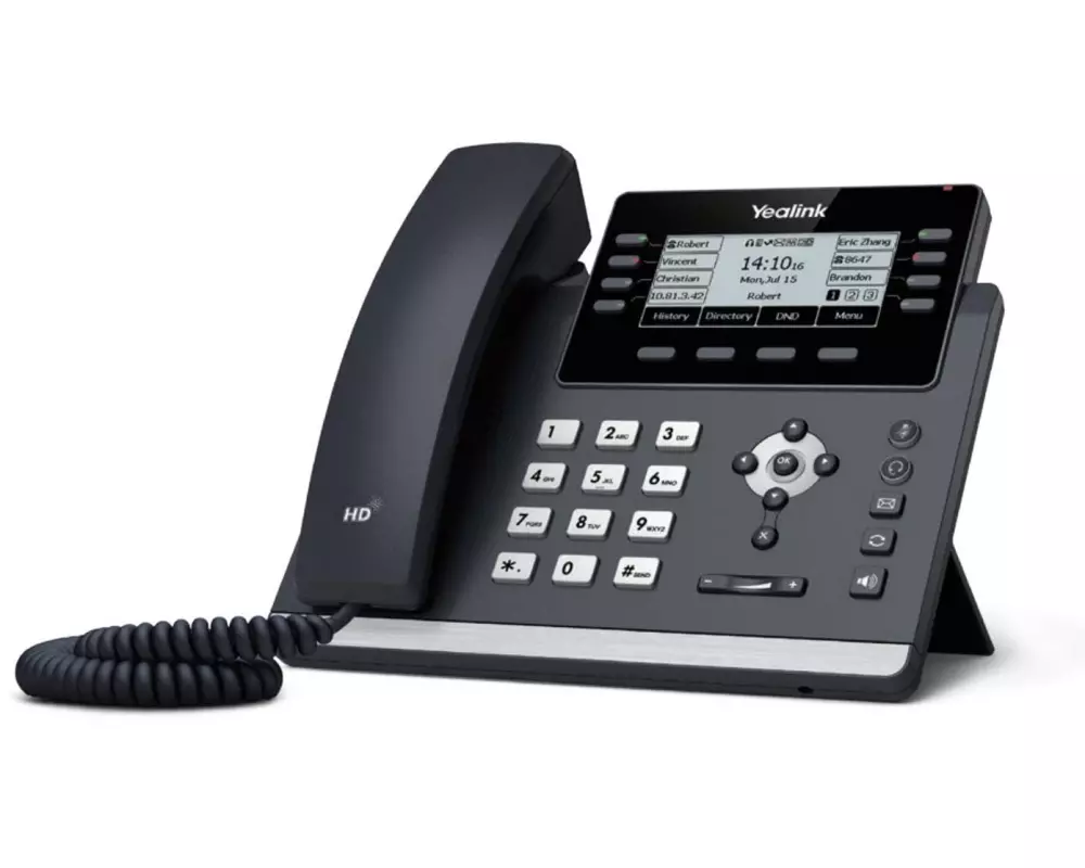 Yealink Tischtelefon SIP-T43U Grau