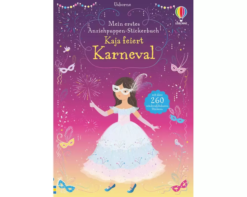Mein erstes Anziehpuppen-Stickerbuch: Kaja feiert Karneval