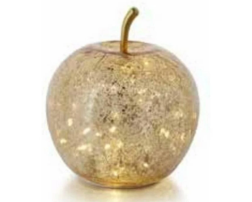 balthasar LED Dekoapfel POMO Gold