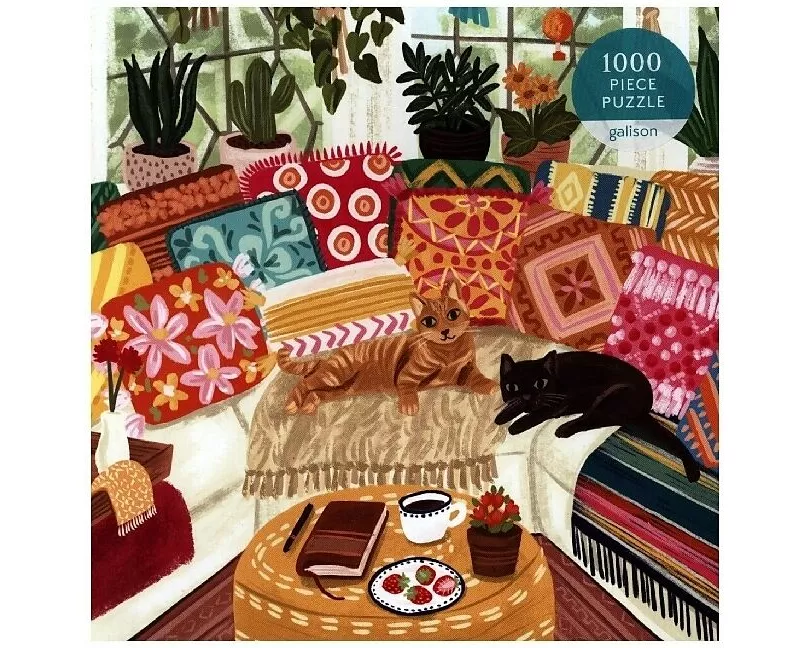 Serenity Meow 1000 Piece Puzzle in a Square Box