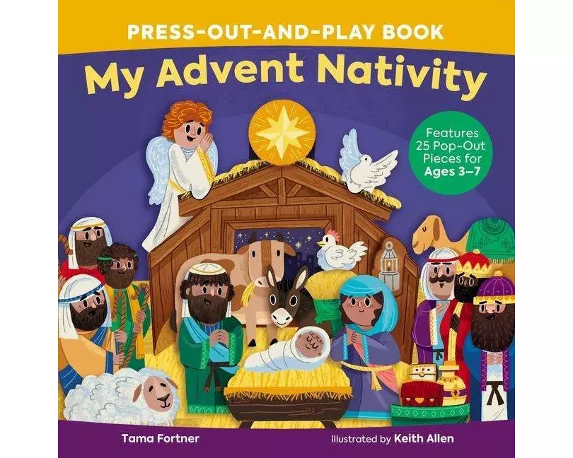 My Advent Nativity Press-Out-and-Play Book
