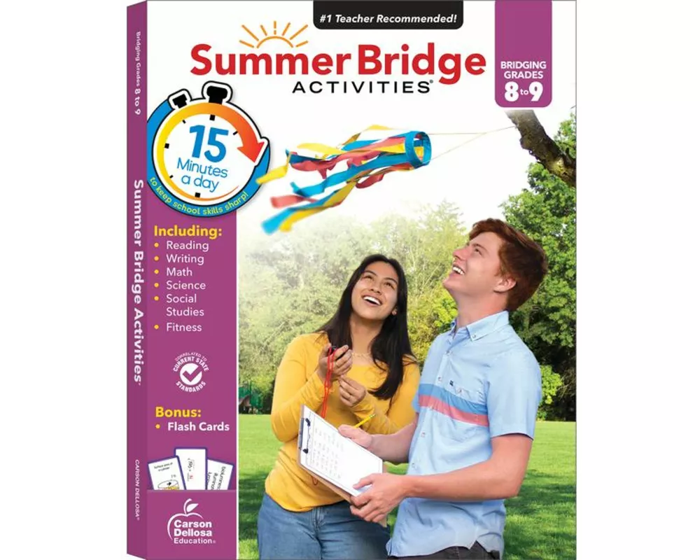 Summer Bridge Activities Grades 8 to 9