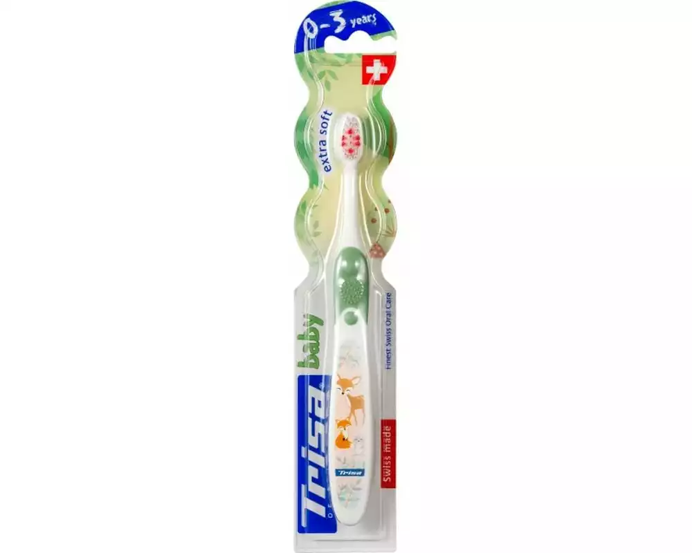 Trisa Handzahnbürste Baby 0-3 Jahre assortiert