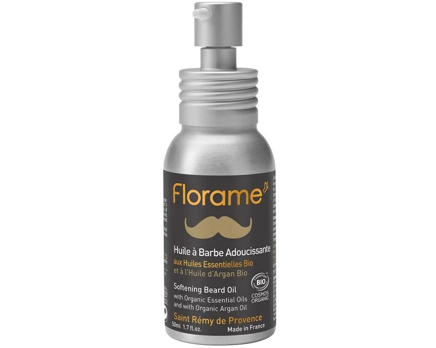 florame Homme Huile à Barbe Adoucissante Bio Bartpflegeöl Bio 50 ml