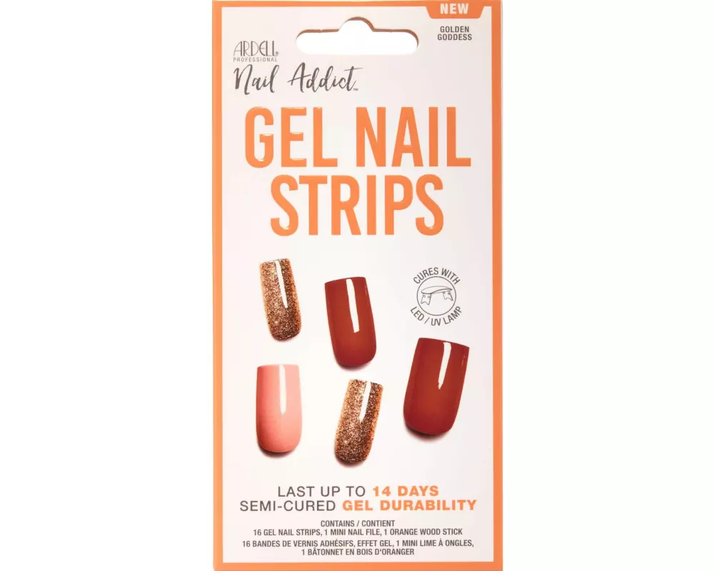 Ardell Gel Nail Strips Golden Goddess 16 Stück