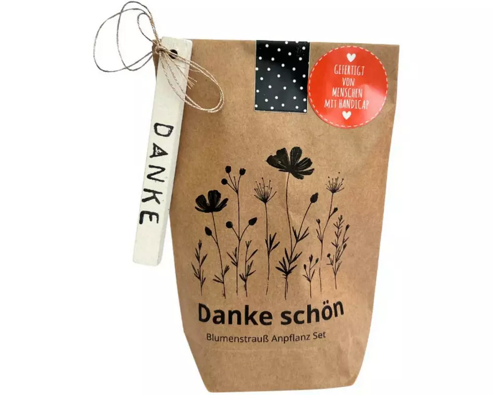 Wunderle Überraschungstüte Mini, mit Blumensamen, Dankeschön