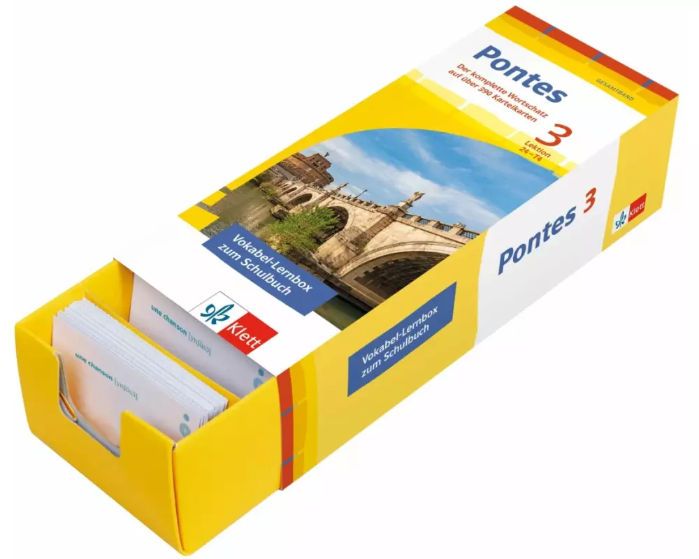 Pontes 3 Gesamtband (ab 2020) - Vokabel-Lernbox zum Schulbuch 3. Lernjahr
