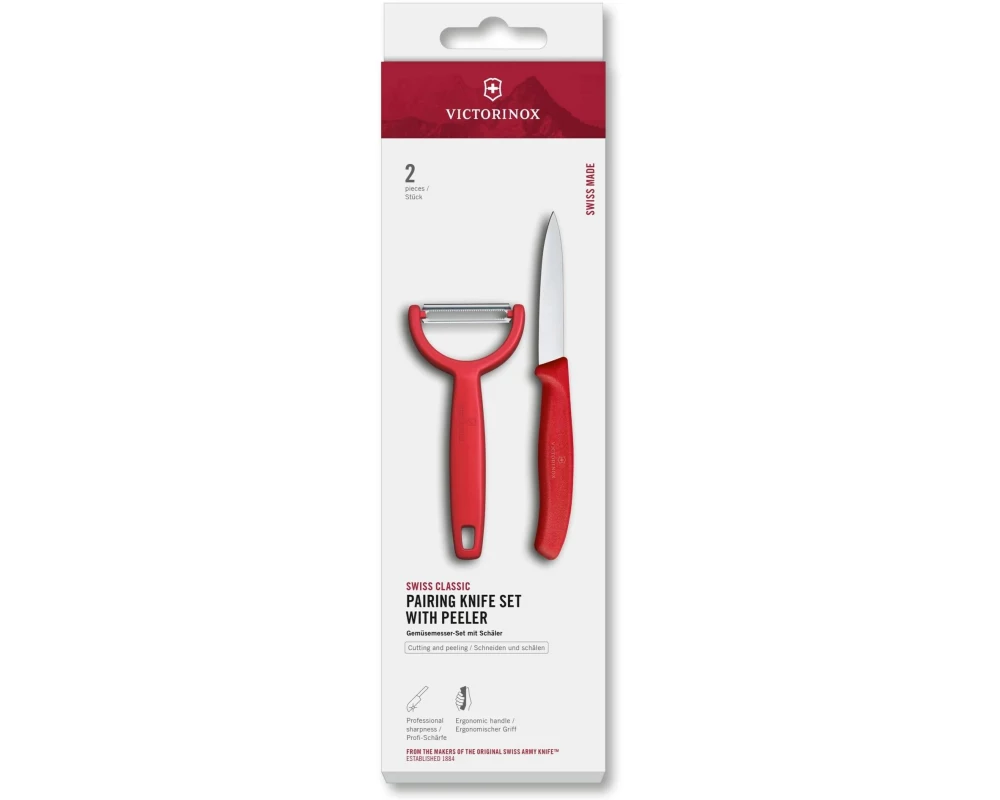 Victorinox Messer-Set Swiss Classic, Rot