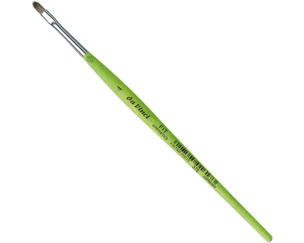 DA VINCI Katzenzungenp. Fit Synthetics VA-375_4 Grösse 4, Synthetik