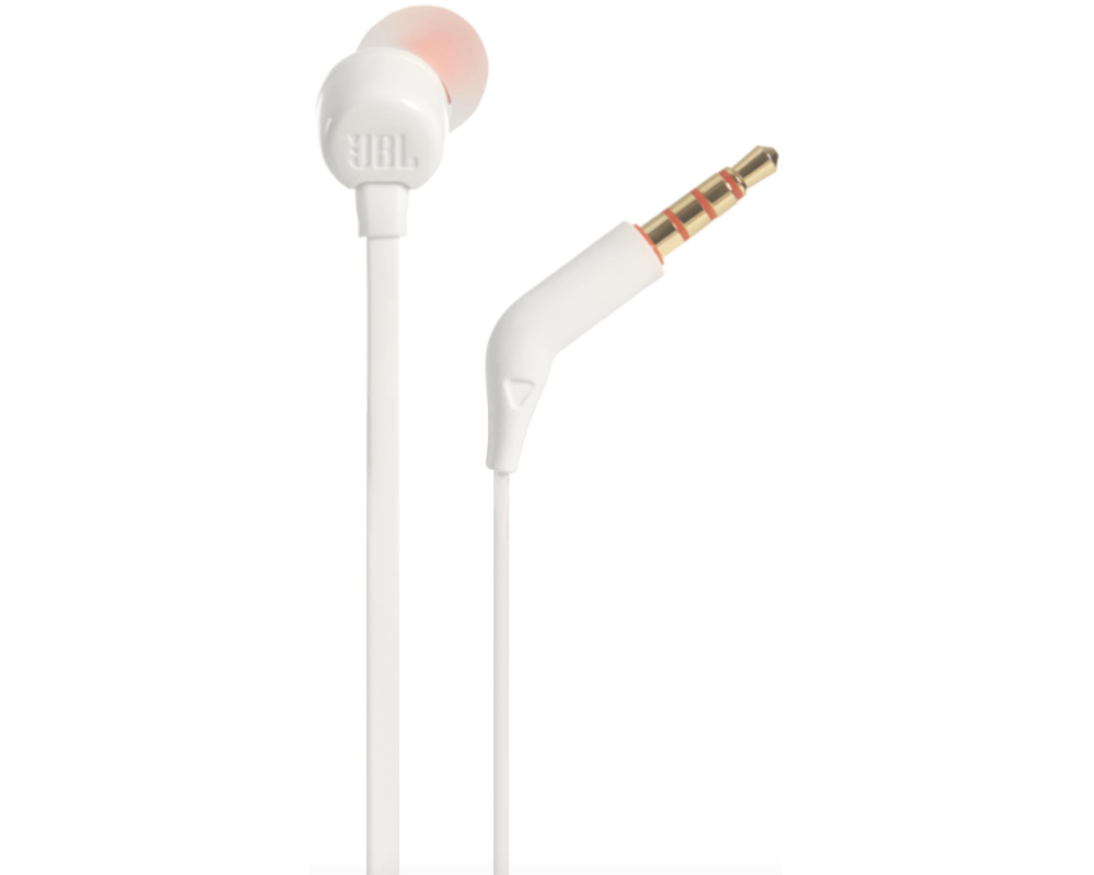 JBL Kopfhörer T110, weiss JBL-T110WHT weiss, in-Ear