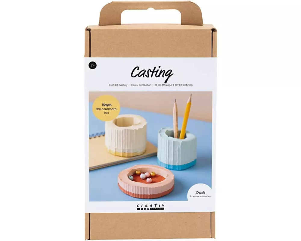 Creativ Company Bastelset Stiftehalter Giessen Mehrfarbig