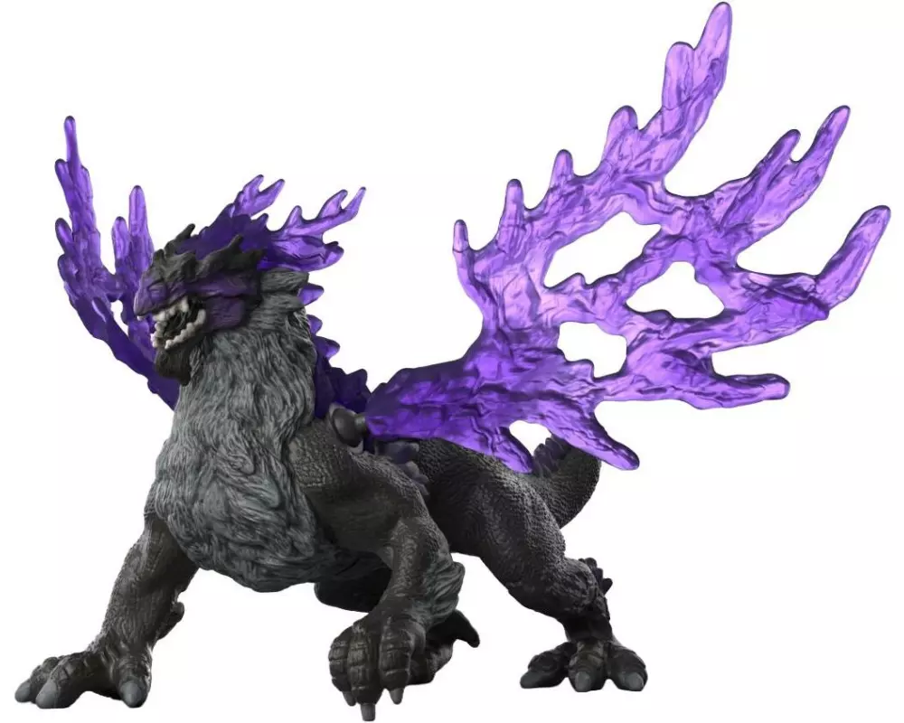 Schleich Schattendrache Spielfigur mit lilaschimmernden Flügeln