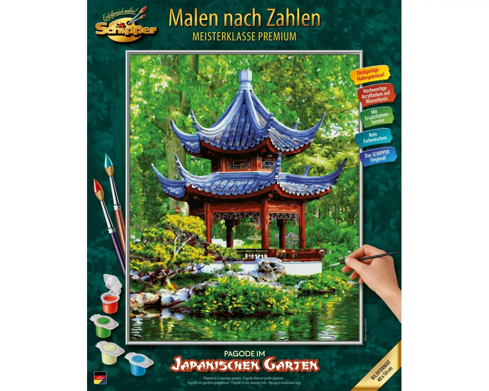 Schipper Malen nach Zahlen - Pagode im japanischen Garten