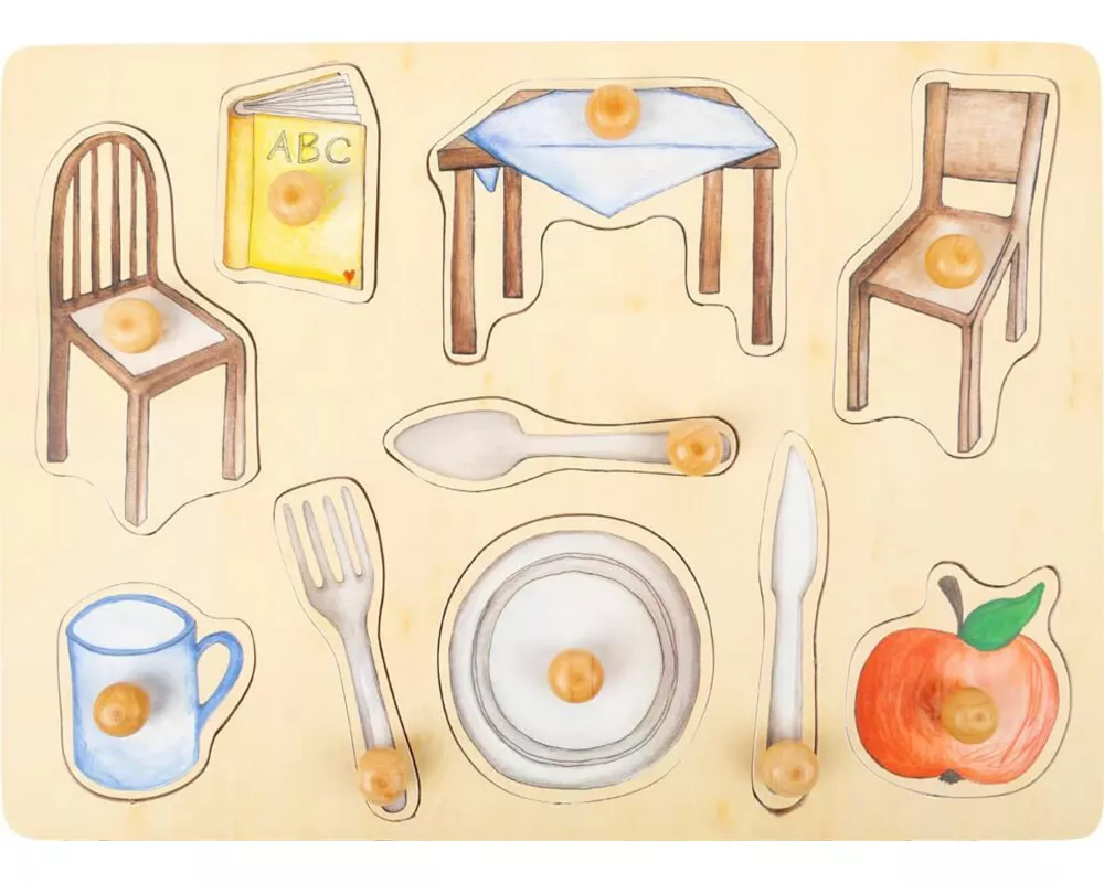 Setzpuzzle Alltagsgegenstände