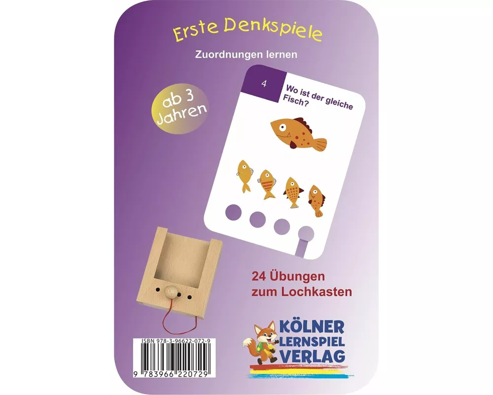 Lochkasten. Erste Denkspiele 3+