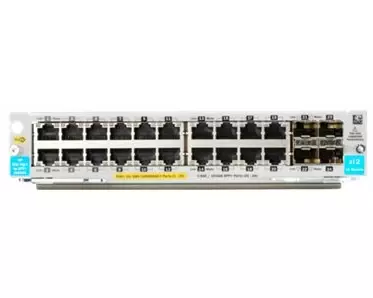 HPE Aruba zl2 v3 Module, 20 Ports 1000GBASE-T, PoE+ / 4 Ports 10Gbit/s SFP+, MACsec