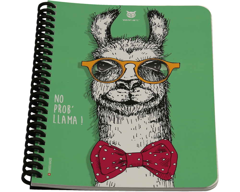WHYNOTE Notizbuch A5 WNBOK024 starter-kit, Lama