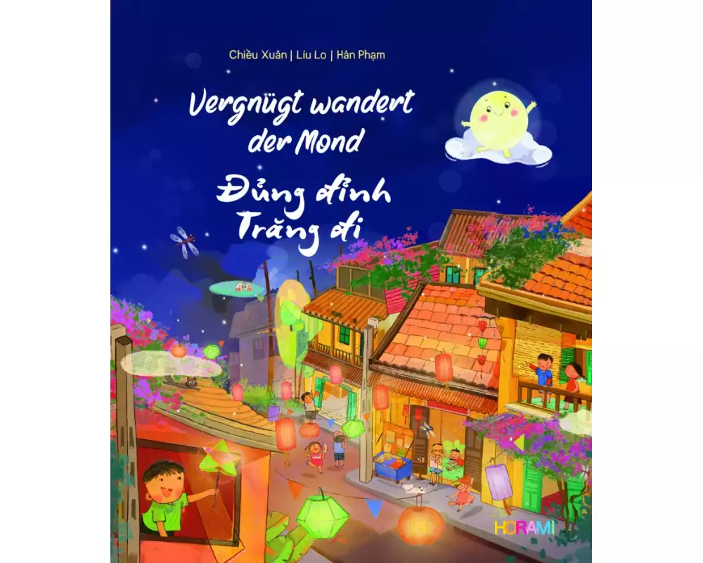 Vernügt wandert der Mond