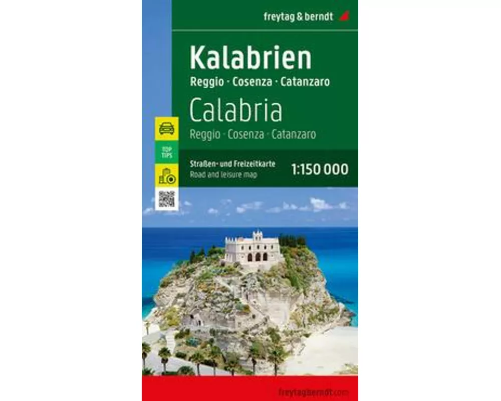 freytag & berndt Straßenkarte Kalabrien 1:150.000