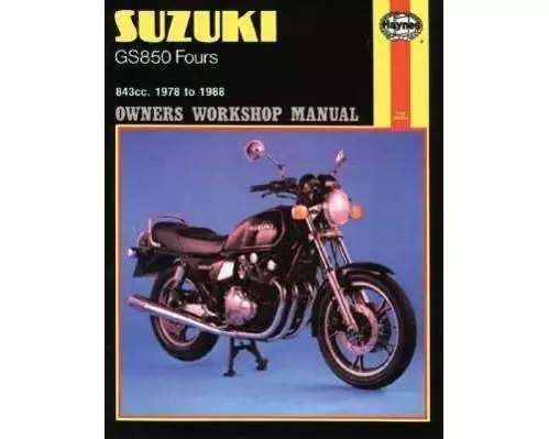 Suzuki GS850 Fours (78 - 88) Haynes Repair Manual