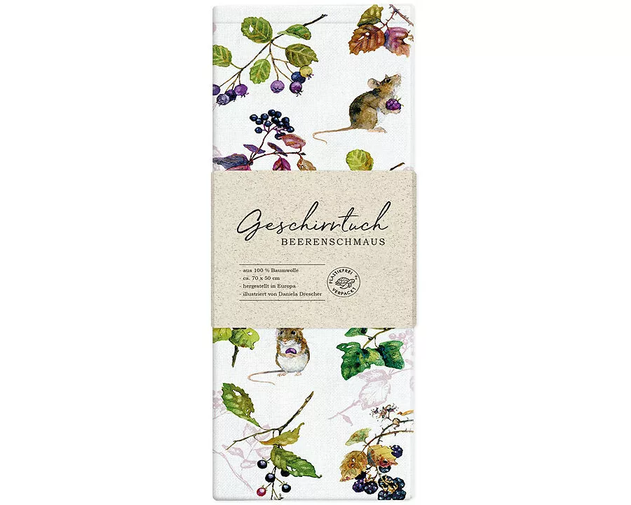 Geschirrtuch. Beerenschmaus