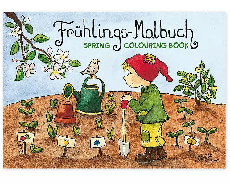 Mini-Malbuch. Frühling