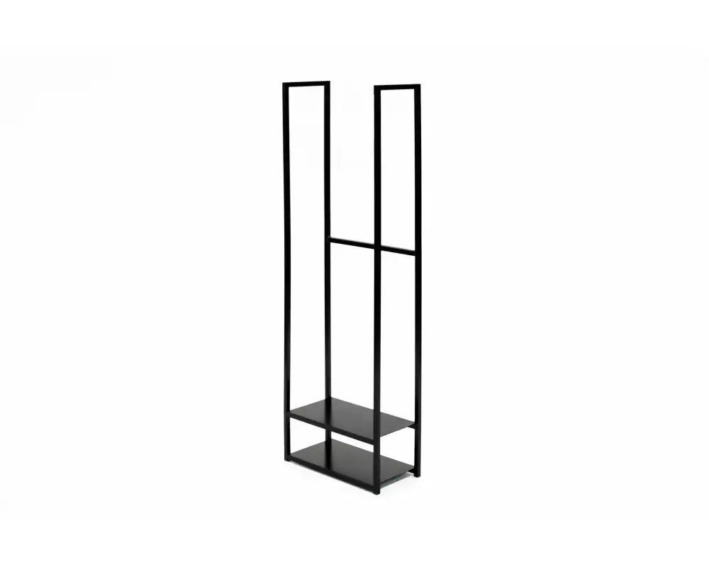 WESTMANN Kaminholzregal Porthos Stahl schwarz 40 x 20 x 120 cm